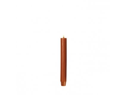 Svíčka kulatá krátká Broste 2,6 cm | terracotta