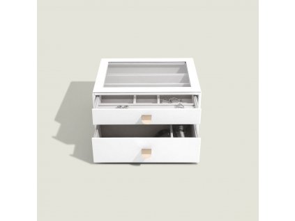 Šperkovnice se šuplíky 2 v 1 Stackers White Classic Drawers | bílá