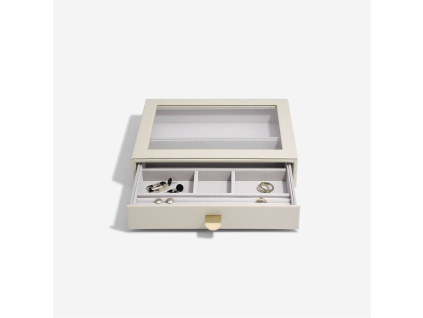 Šperkovnice se šuplíkem Stackers Oatmeal Classic Display Drawer | krémová