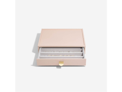 Šperkovnice na náhrdelníky Stackers Blush Classic Necklace Drawer  | růžová