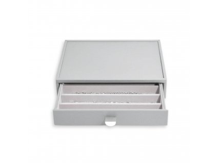 Šperkovnice na náhrdelníky Stackers Pebble Grey Classic Necklace Drawer  | šedá