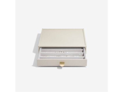 Šperkovnice na náhrdelníky Stackers Oatmeal Classic Necklace Drawer | krémová