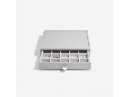 Šperkovnice na malé šperky Stackers Pebble Grey Classic Trinket Drawer  | šedá