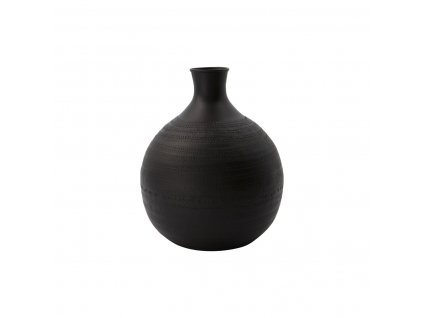 Hliníková váza House Doctor Reena, v. 25 cm | hnědá