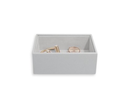 Box na šperky Stackers Pebble Grey Mini Open Layer | šedá