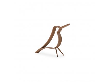 Dřevěný dekorativní ptáček Cooee Design Woody Bird, malý | přírodní