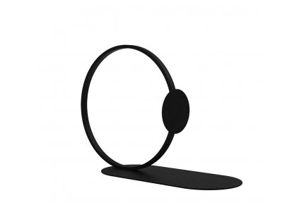 Zarážka na knihy Cooee Design Ring Black, 10 cm | černá