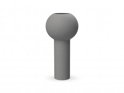 Keramická váza Cooee Design Pillar Grey, 32 cm  | šedá