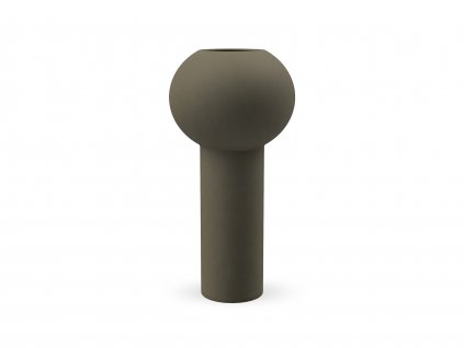 Keramická váza Cooee Design Pillar Olive, 32 cm  | béžová