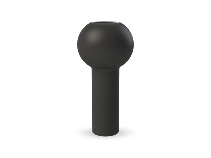 Keramická váza Cooee Design Pillar Black, 24 cm | černá