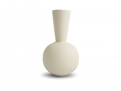 Keramická váza Cooee Design Trumplet Shell, Velká  | šedá