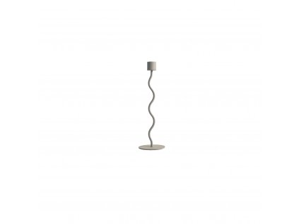 Svícen Cooee Design Candleholder Curved, 23 cm | béžová