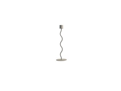 Svícen Cooee Design Candleholder Curved, 23 cm | béžová