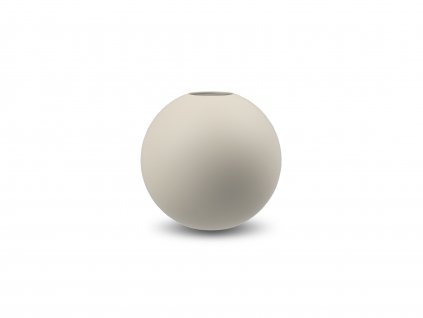 Kulatá váza Cooee Design Ball Shell | krémová