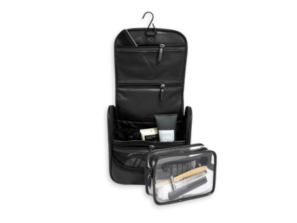 Kosmetická taška Stackers Hanging Washbag Black | černá