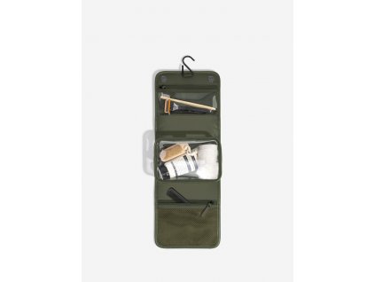 Kosmetická taška Stackers Hanging Washbag Olive Green | zelená