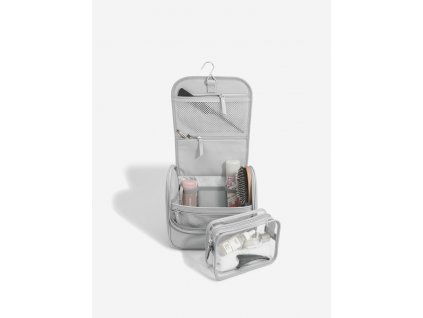 Kosmetická taška Stackers Hanging Washbag Pebble Grey | šedá