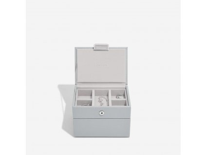 Mikro krabička na šperky Stackers Micro Jewellery Box Pebble Grey | šedá