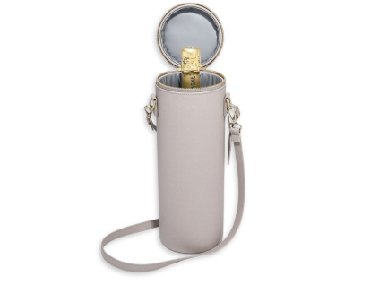 Termotaška na láhev šampaňského Stackers Champagne Bottle Bag Taupe | šedobéžová