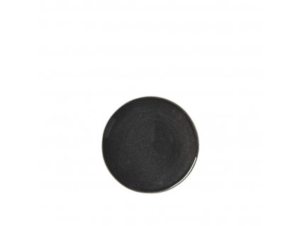 Dezertní/obědový talíř Broste Nordic Coal, 20 cm | černá