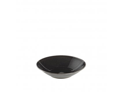 Hluboký talíř Broste Nordic Coal, 22,5 cm | černá