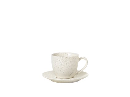 Šálek s podšálkem Broste Nordic Vanilla, 150 ml | krémová