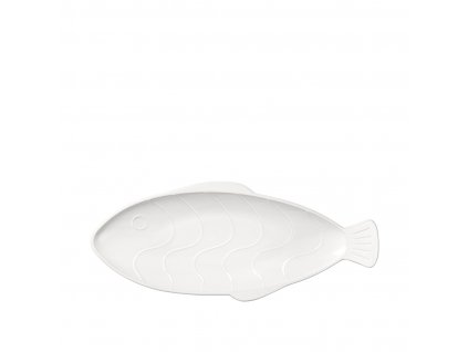 Talíř Broste Pesce, 17 x 41 cm | bílá