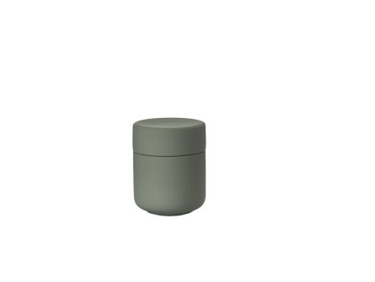 Kameninová dóza s víkem Zone Denmark Ume Olive green | zelená