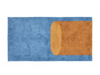 Všívaný kusový koberec Villa Collection Styles 60 x 90 cm Blue/Brown 