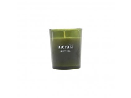 Vonná svíčka Meraki Green herbal