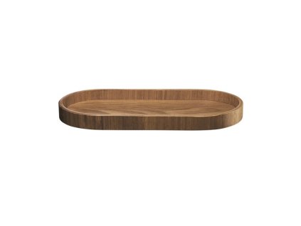 Dřevěný oválný tác Asa Selection SONOKO 35,5 x 16,5 cm | hnědá
