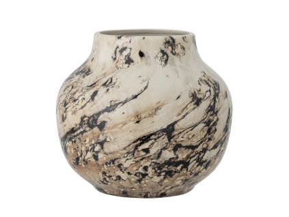 Kameninová váza Bloomingville Janka | hnědá