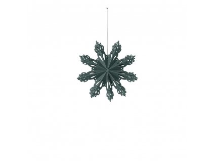 Papírová ozdoba vločka Broste SNOWFLAKE 15 cm | zelená