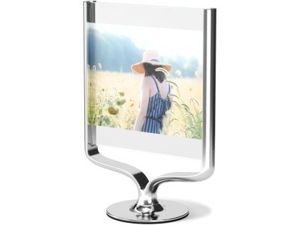 Designový fotorámeček Umbra Wishbone | stříbrná