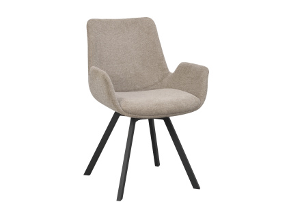 Židle s područkami Rowico Home NORWELL | Béžové