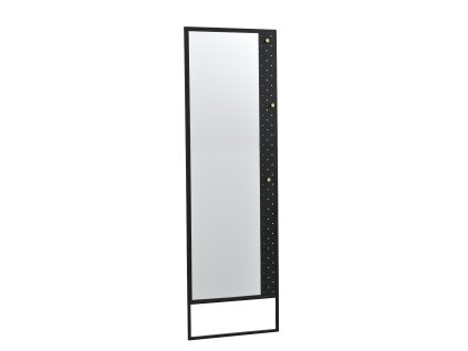 Zrcadlo Rowico Home MALONE 53x2x170 cm | Černé