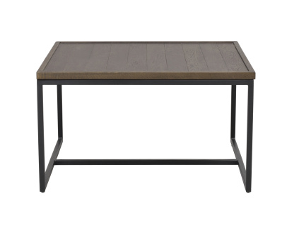 Čtvercový konferenční stolek Rowico Home Rowico Home DEERFIELD 70 cm | Hnědý