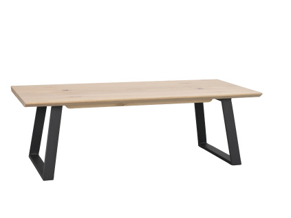 Konferenční stolek Rowico Home MELLVILE 140x65 cm | Světle hnědý