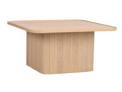 Dubový konferenční stolek Rowico Home SULLIVAN 80 cm | Světle hnědý