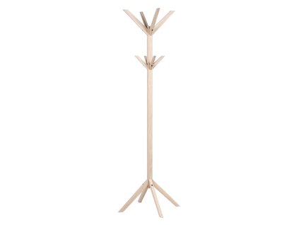 Dřevěný stojací věšák Rowico Home CONFETTI, 178 cm | světlý dub
