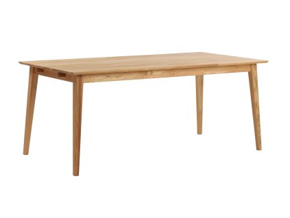 Jídelní stůl z olejovaného dubu Rowico Home FILIPPA Oak, 180x90 cm | dub, přírodní