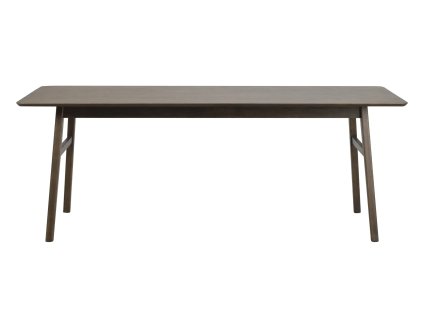 Jídelní stůl z masivního dubu Rowico Home NAGANO Brown, 205x95 cm | hnědá