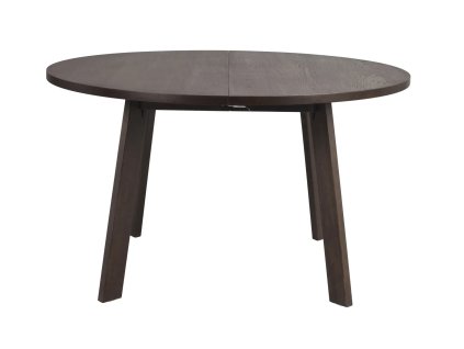Jídelní stůl z masivního dubu Rowico Home GLENSIDE Brown, 130x130 cm | hnědá