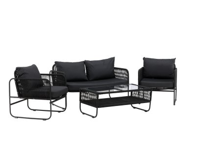Zahradní sedací souprava Venture Home UTAH | černá