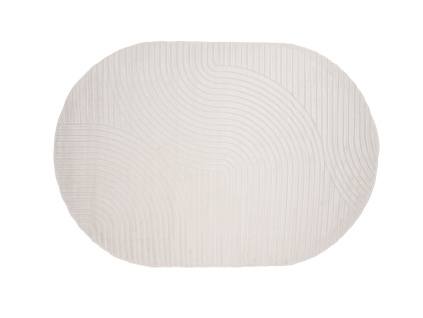 Oválný kusový koberec Venture Home VINCE, 240x340 cm | bílá