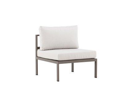 Zahradní modularní pohovka, střed Venture Home COPACABANA | hnědá, béžová