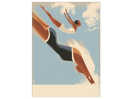 Umělecký plakát na zeď Belmond Blue – Indigo | Posters & Frame