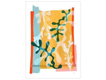 Botanický plakát na zeď Arbustus – Olive Green | Posters & Frame
