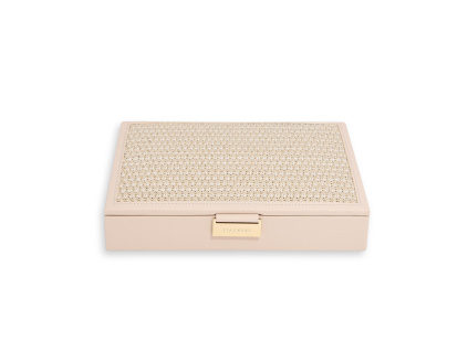 Šperkovnice Stackers RAFFA Taupe Classic | růžová