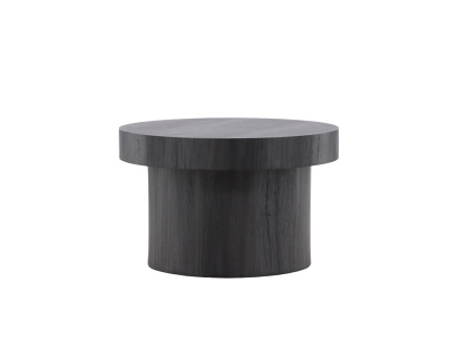 Konferenční stolek MALUNG, průměr 80 cm | Černý